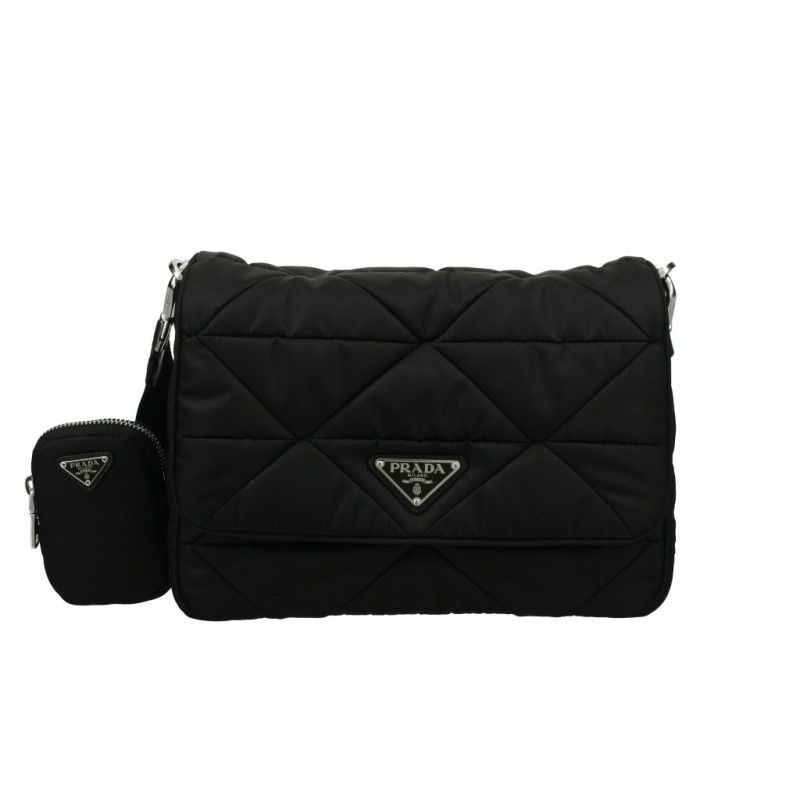 プラダ PRADA ショルダーバッグ レディース ブラック 1BD290 V B9O RDJN F0002 NERO