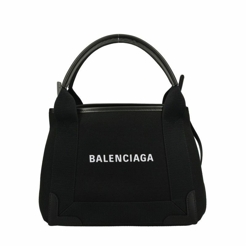 BALENCIAGA バレンシアガ トートバッグ レディース NAVY CABAS XS 390346 2HH3N 1000 BLACK