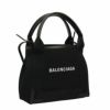 BALENCIAGA バレンシアガ トートバッグ レディース NAVY CABAS XS 390346 2HH3N 1000 BLACK