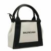 バレンシアガ BALENCIAGA トートバッグ レディース ホワイト 390346 2HH3N 9260 NATURAL/BLACK