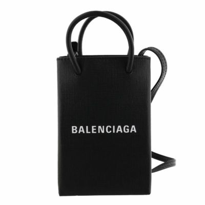 BALENCIAGA バレンシアガ ショルダーバッグ ショッピングバッグ/黒レディース