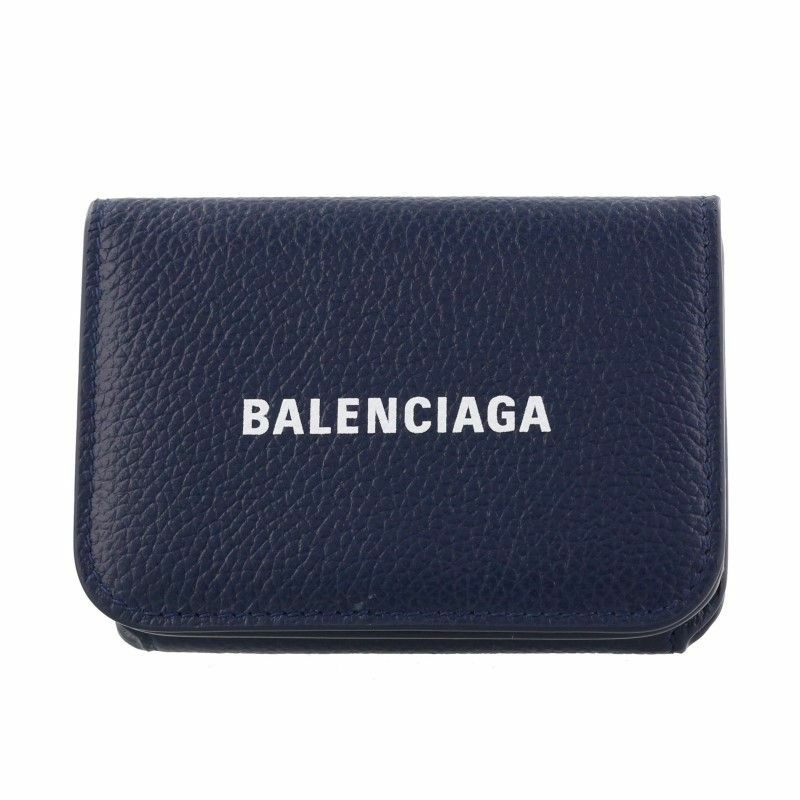 バレンシアガ BALENCIAGA 三つ折り財布 レディース ネイビー 593813 1IZI3 4691 NAVY BLANC | GINZA  LoveLove（ラブラブ）