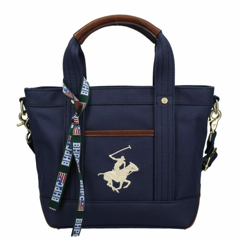 ビバリーヒルズ ポロクラブ BEVERLY HILLS POLO CLUB トートバッグ レディース ネイビー BH1006N NV/NV/WH