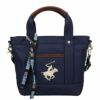 ビバリーヒルズ ポロクラブ BEVERLY HILLS POLO CLUB トートバッグ レディース ネイビー BH1006N NV/NV/WH