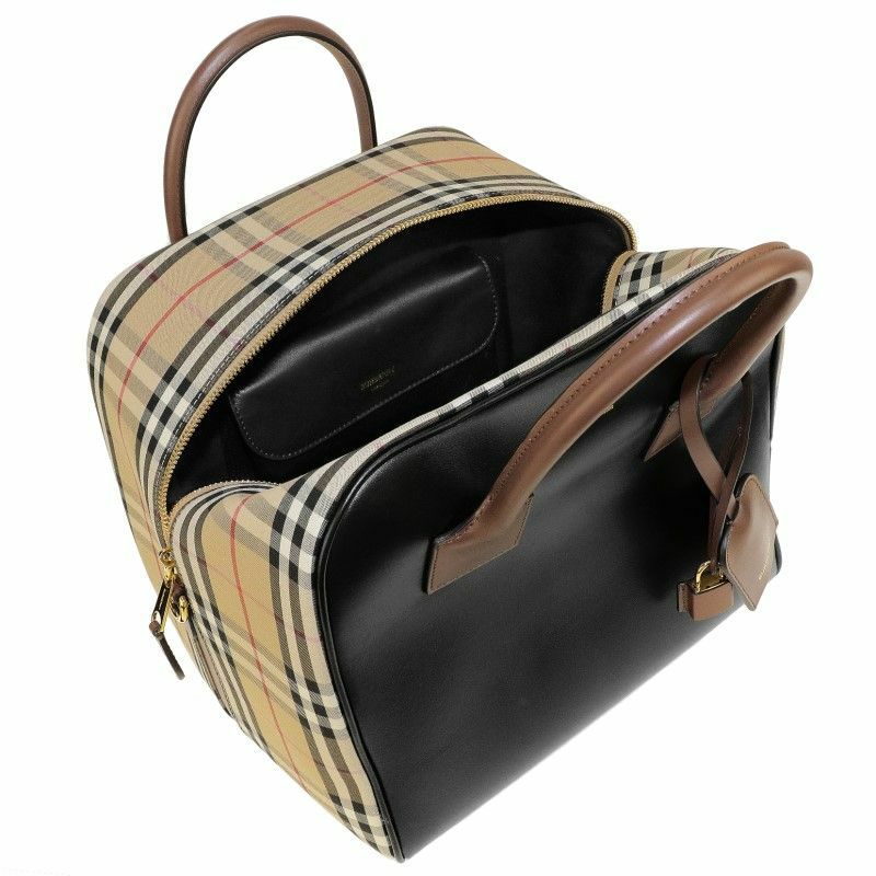 バーバリー BURBERRY ハンドバッグ レディース MD CUBE ブラウン