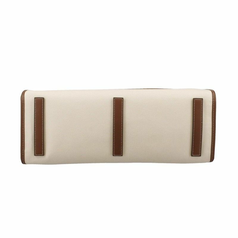 バーバリー BURBERRY トートバッグ レディース ツートン フレヤ ブラウン 8044129 NATURAL TAN
