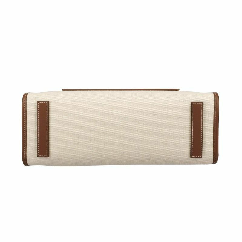 BURBERRY★関税込 スモール ツートン フレヤバッグ NATURAL TAN BURBERRY バーバリー トートバッグ スモール ツートン