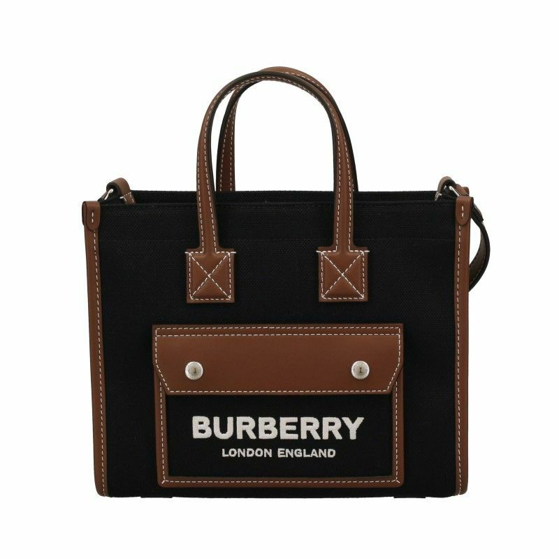 バーバリー BURBERRY ショルダーバッグ レディース ミニ フレヤ ブラック 8055749 BLACK TAN