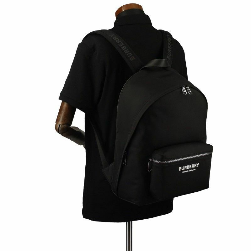 バーバリー バックパック リュックサック メンズ ブラック BURBERRY  