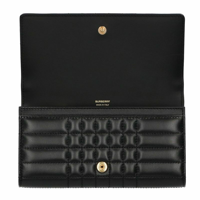 BURBERRY バーバリー 長財布 レディース ローラ ブラック 8062339 BLACK LIGHT GOLD