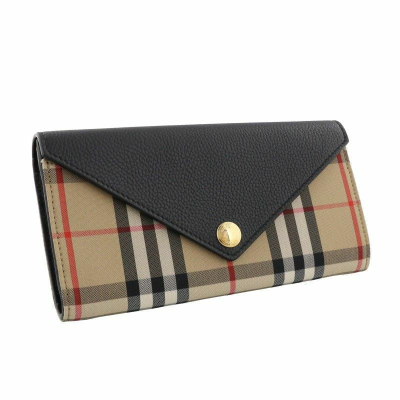 バーバリー BURBERRY 長財布 レディース ブラック 8026108 BLACK