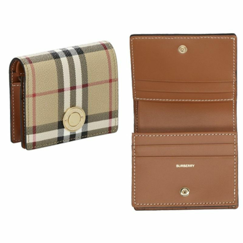 超美品・未使用】Burberry 二つ折り財布 はめよ 箱付き