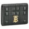 バーバリー BURBERRY 三つ折り財布 レディース ローラ ブラック 8049280 BLACK