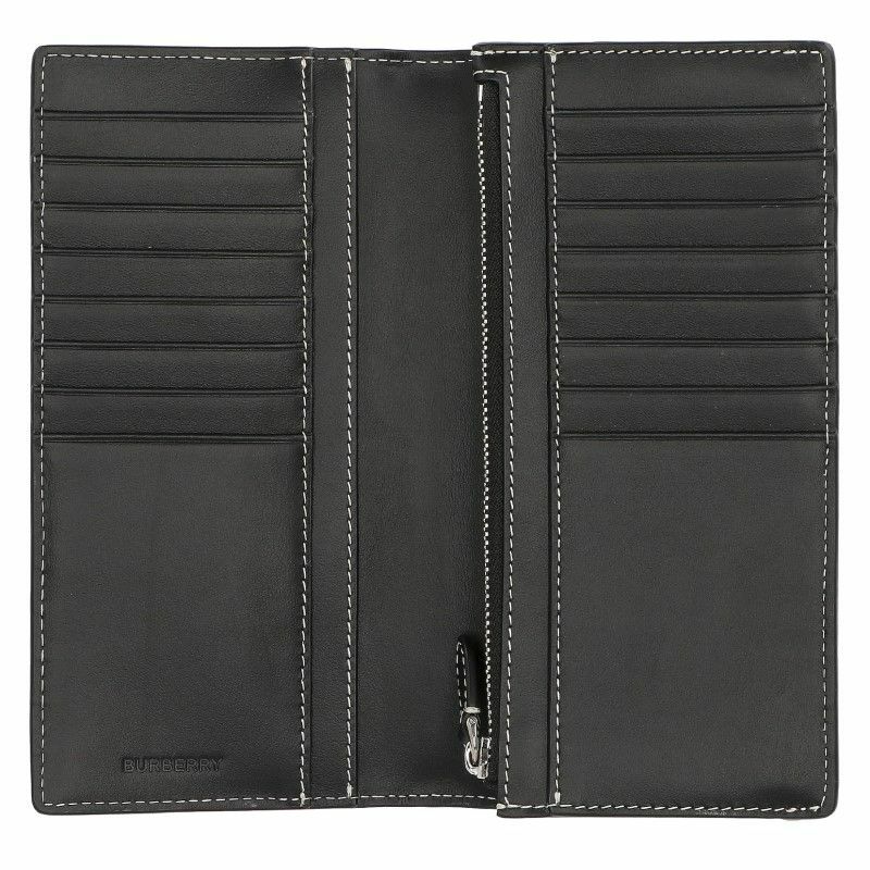 BURBERRY バーバリー 長財布 メンズ ジャイアントチェック ブラウン 8052803 DARK BIRCH BROWN