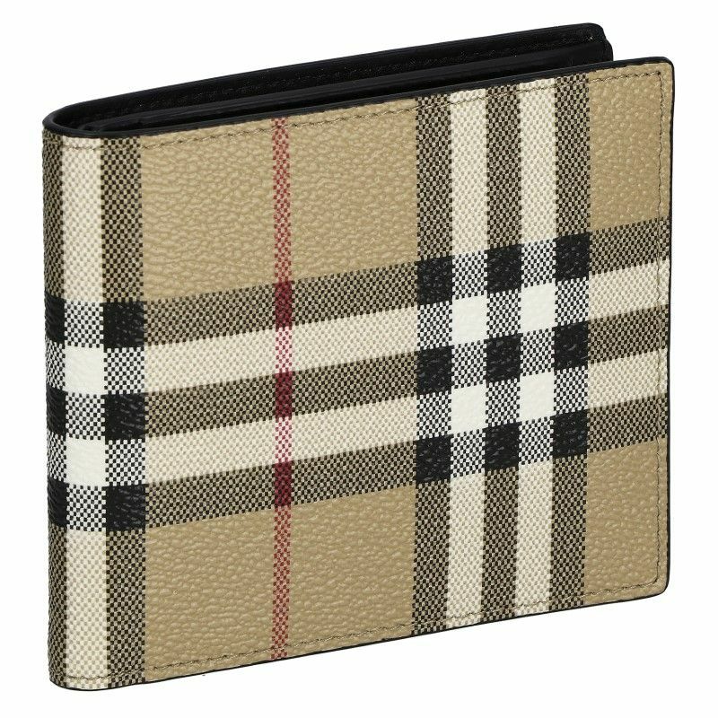 新品 バーバリー BURBERRY 2つ折り財布 BIFOLD COIN WALLET ブラウン系  