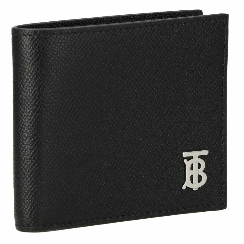 バーバリー BURBERRY 二つ折り財布 メンズ ブラック 8062680 A1189 黒 