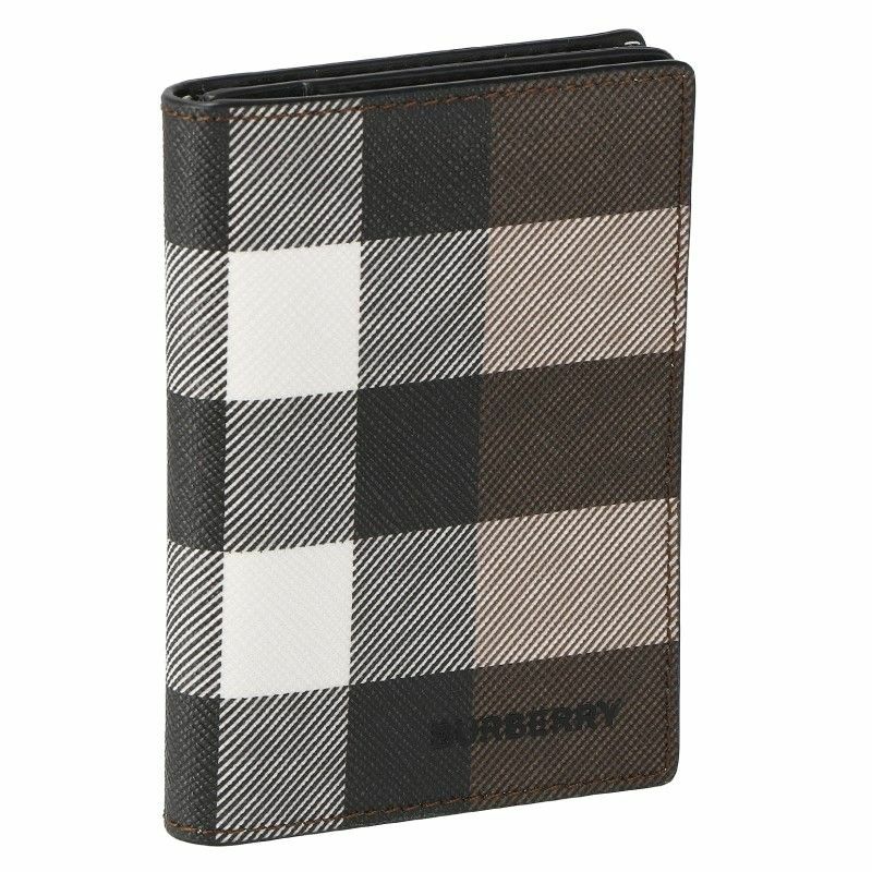 バーバリー BURBERRY カードケース メンズ FLINT フリン ブラウン 8052798 DARK BIRCH BROWN