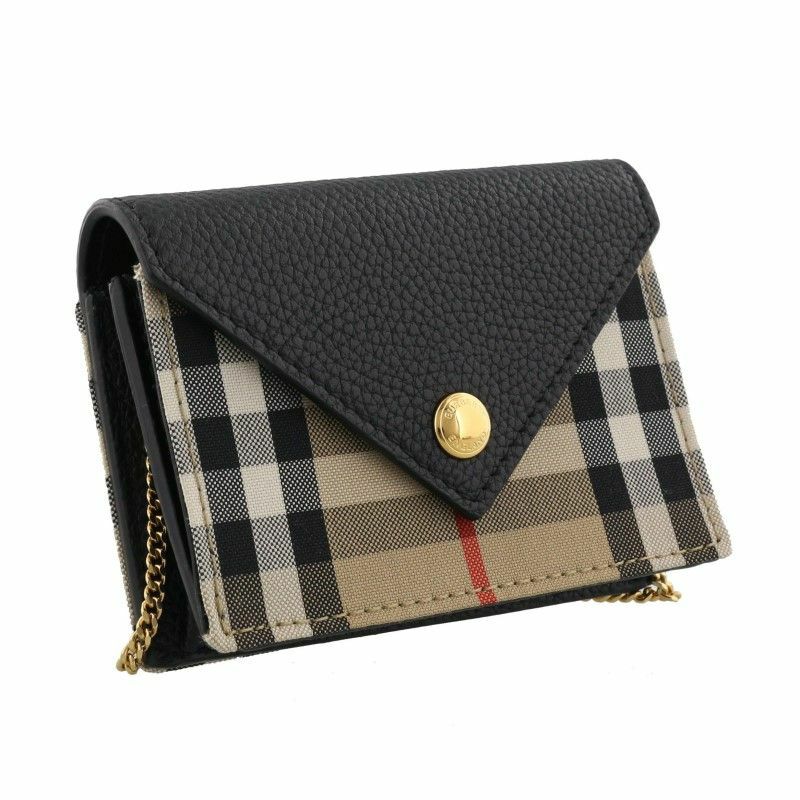 バーバリー BURBERRY カードケース レディース ブラック 8022342 BLACK