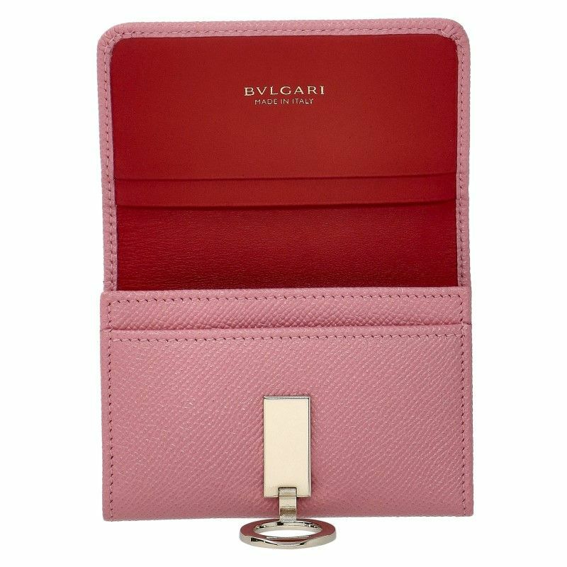 ブルガリ BVLGARI カードケース レディース BB ブルガリ ピンク 287612