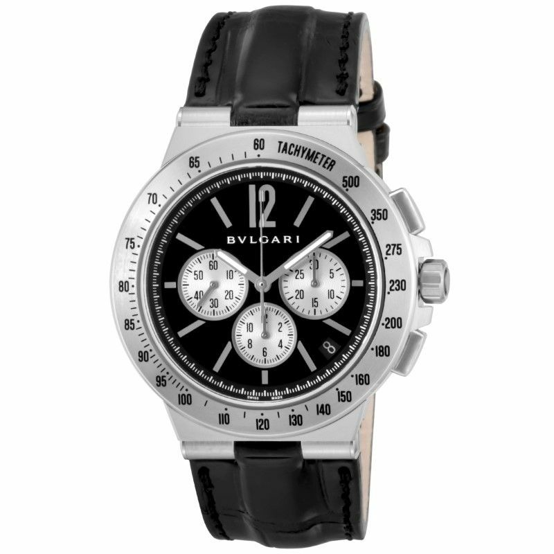 ブルガリ BVLGARI 腕時計 メンズ ディアゴノタキメトリック ブラック DG41BSLDCHTA