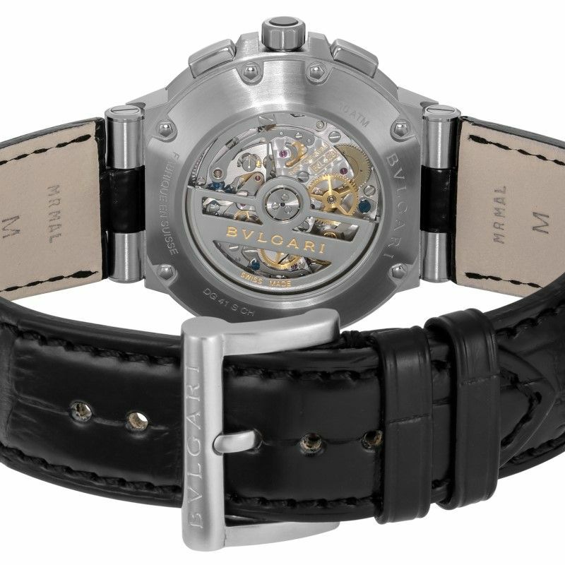 ブルガリ BVLGARI 腕時計 メンズ ディアゴノタキメトリック ブラック DG41BSLDCHTA