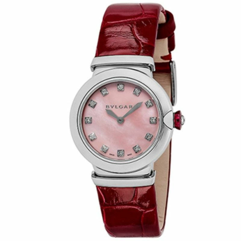 ブルガリ BVLGARI 腕時計 レディース ルチェア ピンクパール LU28C2SL12