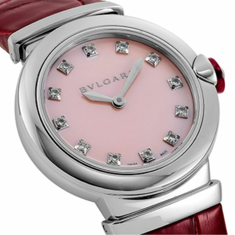 ブルガリ BVLGARI 腕時計 レディース ルチェア ピンクパール LU28C2SL12