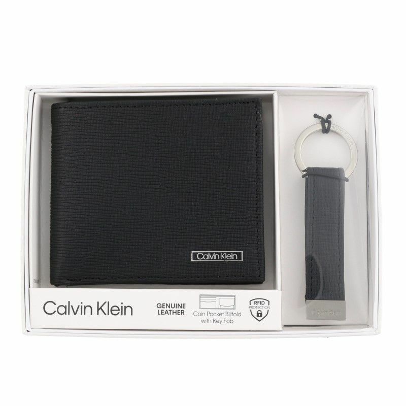 カルバンクライン Calvin Klein 二つ折り財布 メンズ ブラック 31CK330014 BLACK