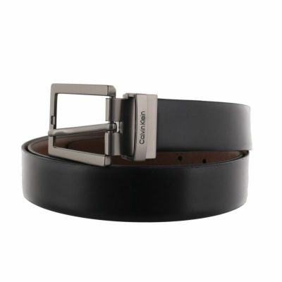 カルバンクライン ベルト メンズ ブラック 11CK010022 BK BR リバーシブル