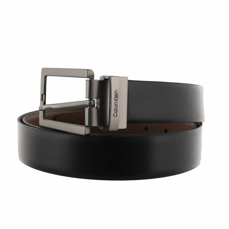 カルバンクライン ベルト メンズ ブラック 11CK010022 BK BR リバーシブル