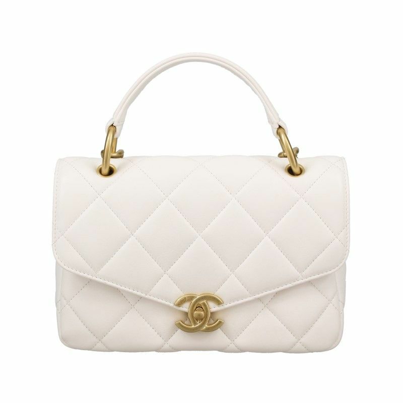 シャネル CHANEL ハンドバッグ レディース ホワイト AS4195 B13073 10601 ココマーク 斜め掛け