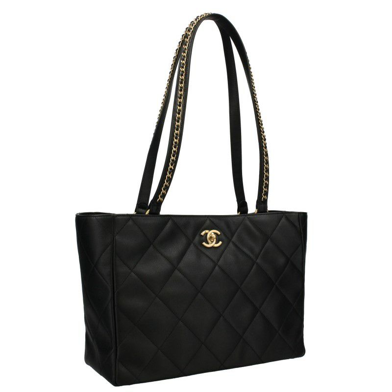 シャネル CHANEL トートバッグ レディース ブラック AS3537 B08867  