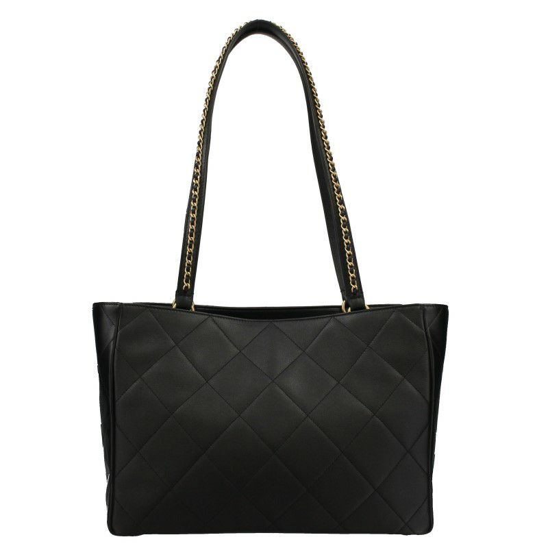 シャネル CHANEL トートバッグ レディース ブラック AS3537 B08867 94305 ココマーク CCマーク