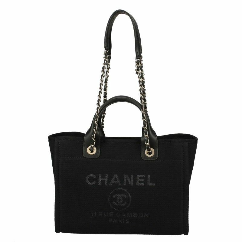 CHANEL トートバッグ レディース ドーヴィル ブラック AS3257 B07300  