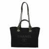 CHANEL トートバッグ レディース ドーヴィル ブラック AS3257 B07300 94305