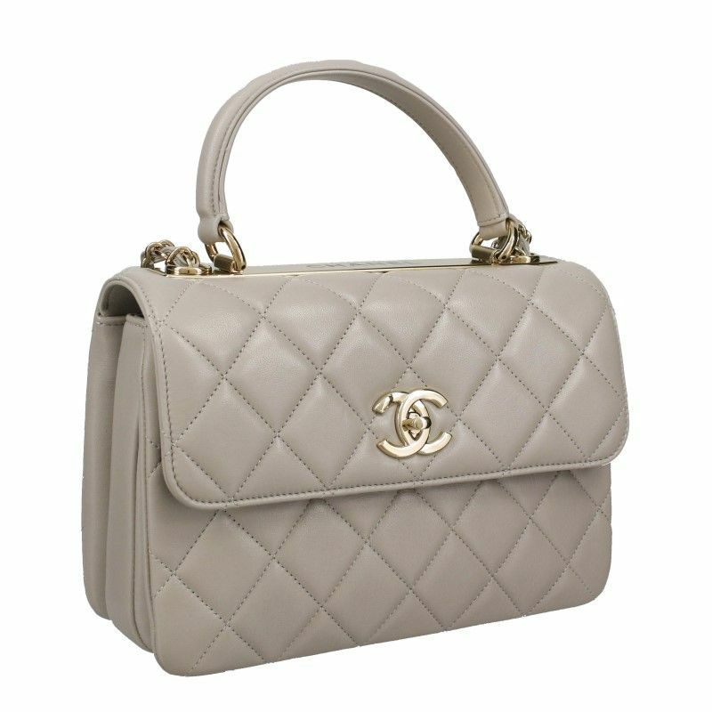 シャネル ハンドバッグ レディース グレー CHANEL A92236 Y60767 NJ530 