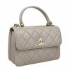 シャネル ハンドバッグ レディース グレー CHANEL A92236 Y60767 NJ530