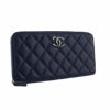 シャネル CHANEL 長財布 ラウンドファスナー レディース ネイビー AP3337 B10738 NN270 NAVY