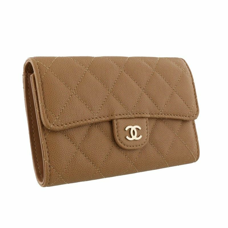 シャネル CHANEL 長財布 レディース ブラウン AP0232 B10583 NN269 LIGHT BROWN