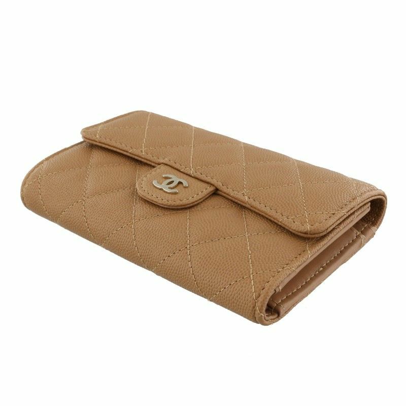 シャネル CHANEL 長財布 レディース ブラウン AP0232 B10583 NN269 LIGHT BROWN