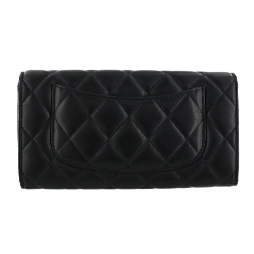 シャネル CHANEL 長財布 レディース マトラッセ ブラック AP0241 Y01295 C3906 ブラック