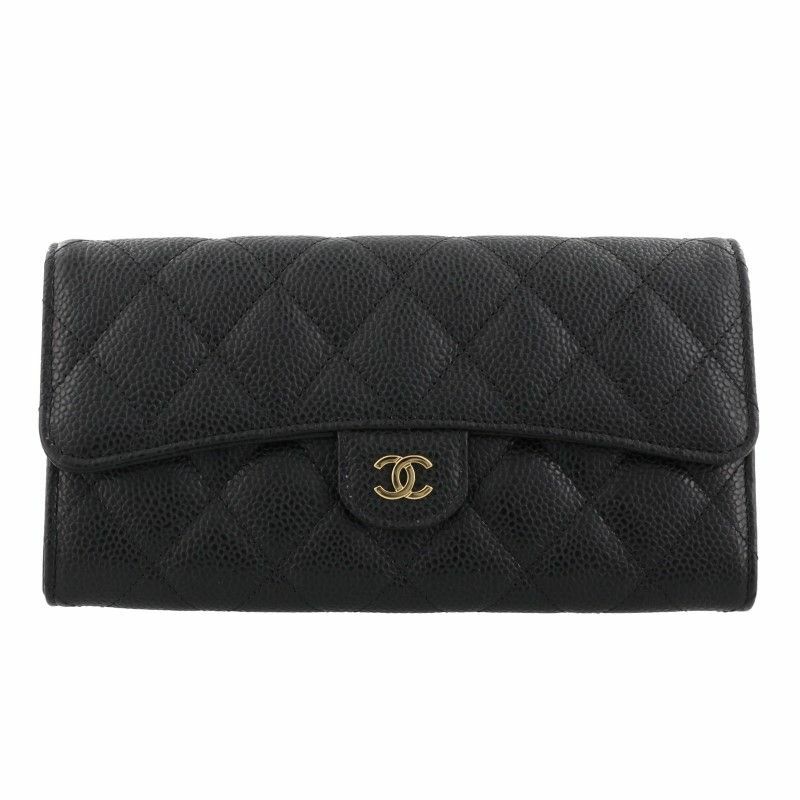 シャネル CHANEL 長財布 レディース マトラッセ ブラック AP0241 Y01864 C3906