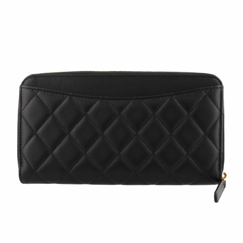 シャネル CHANEL 長財布 レディース マトラッセ ブラック AP0242 