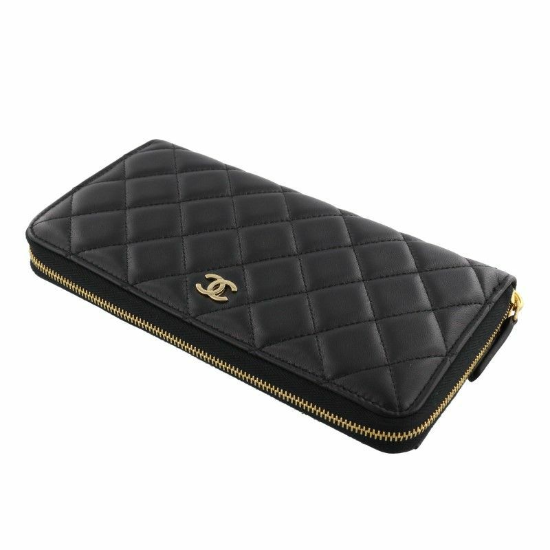 シャネル CHANEL 長財布 レディース マトラッセ ブラック AP0242  