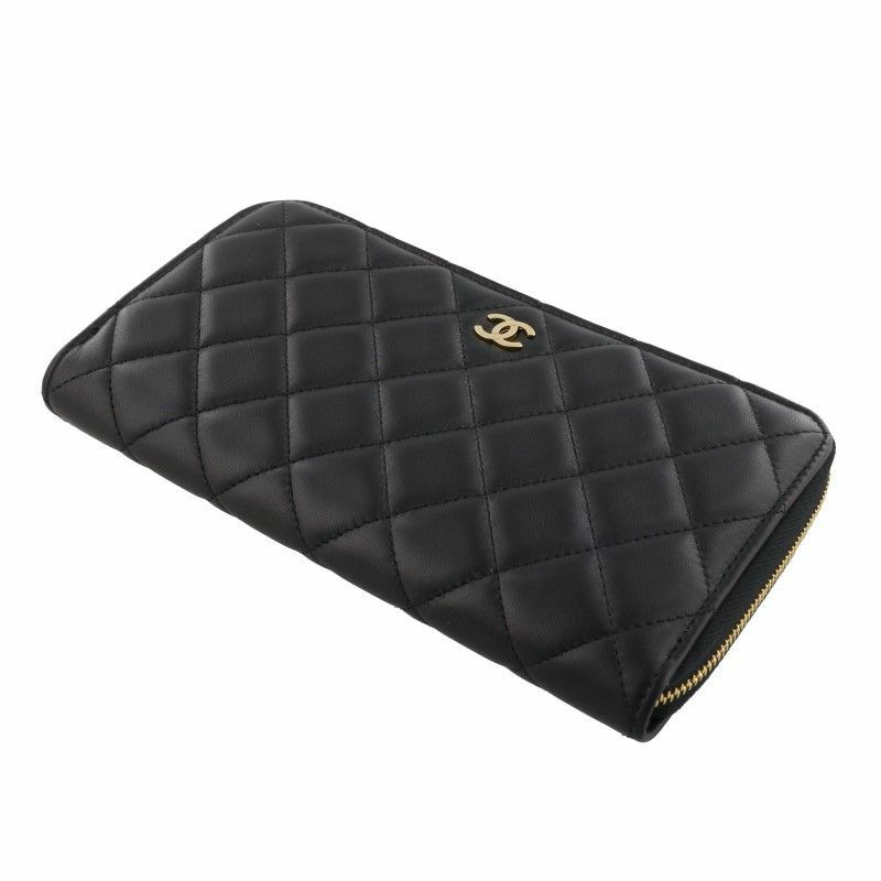 シャネル CHANEL 長財布 レディース マトラッセ ブラック AP0242 Y01295 C3906