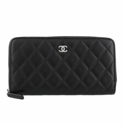 シャネル CHANEL 長財布 レディース マトラッセ ブラック AP0241