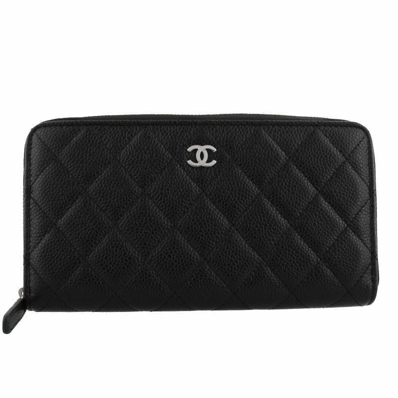 シャネル CHANEL 長財布 レディース マトラッセ ブラック AP0241 