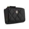 CHANEL 三つ折り財布 レディース マトラッセ ブラック AP3177 B10583 C3906