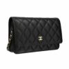 シャネル CHANEL チェーンウォレット レディース ブラック AP0250 Y01864 C3906