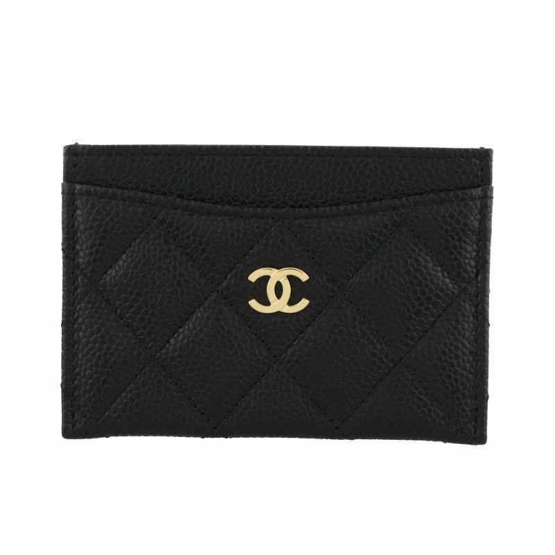 シャネル カードケース レディース ブラック CHANEL AP4096 B10583 